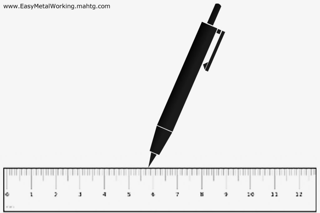 Draw a straight line on the sheet of paper