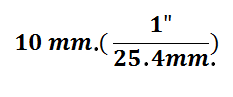 Conversion between Millimeters and Inches_11